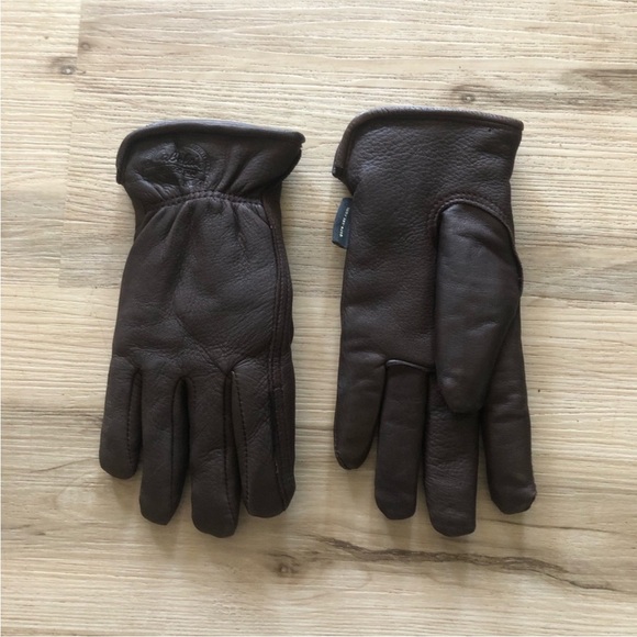 Cabela's Dark Brown Leather Gloves - Picture 6 of 8